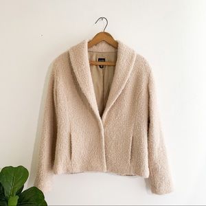 Eileen Fisher Cream Textured Blazer